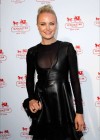 Malin Akerman In a black leather dress at 2012 Children's Defense Fund evening in Los Angeles